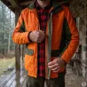 Veste imperméable orange polyester pour éleveurs S à 4XL