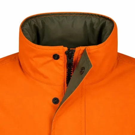 Veste imperméable orange polyester pour éleveurs S à 4XL