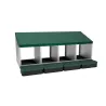 Pondoir poule 4 nids sur pieds avec collecteur | Ducatillon