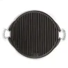 Plancha ronde réversible fonte émaillée Ø43cm - 6/8 pers