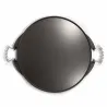 Plancha ronde réversible fonte émaillée Ø43cm - 6/8 pers