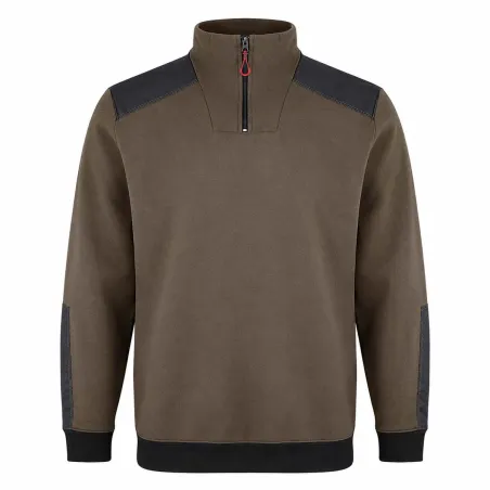 Sweat camionneur Cuzco marron - M à 3XL