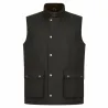 Gilet chasse Walker and Hawkes vert coton ciré 4 poches