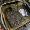 Gilet chasse Walker and Hawkes vert coton ciré 4 poches