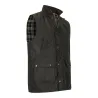 Gilet chasse Walker and Hawkes vert coton ciré 4 poches