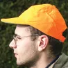 Casquette réversible kaki/orange pour la chasse