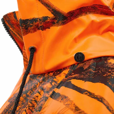 Veste étanche Treeland camo orange M-4XL chasse