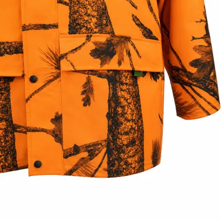 Veste étanche Treeland camo orange M-4XL chasse