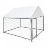 Enclos extérieur galvanisé avec toile imperméable 2x2x1,6 m