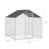 Enclos volailles 4m² - Tube galvanisé et toile PE étanche