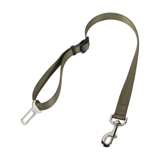Laisse voiture 75 cm kaki réglable Stepland