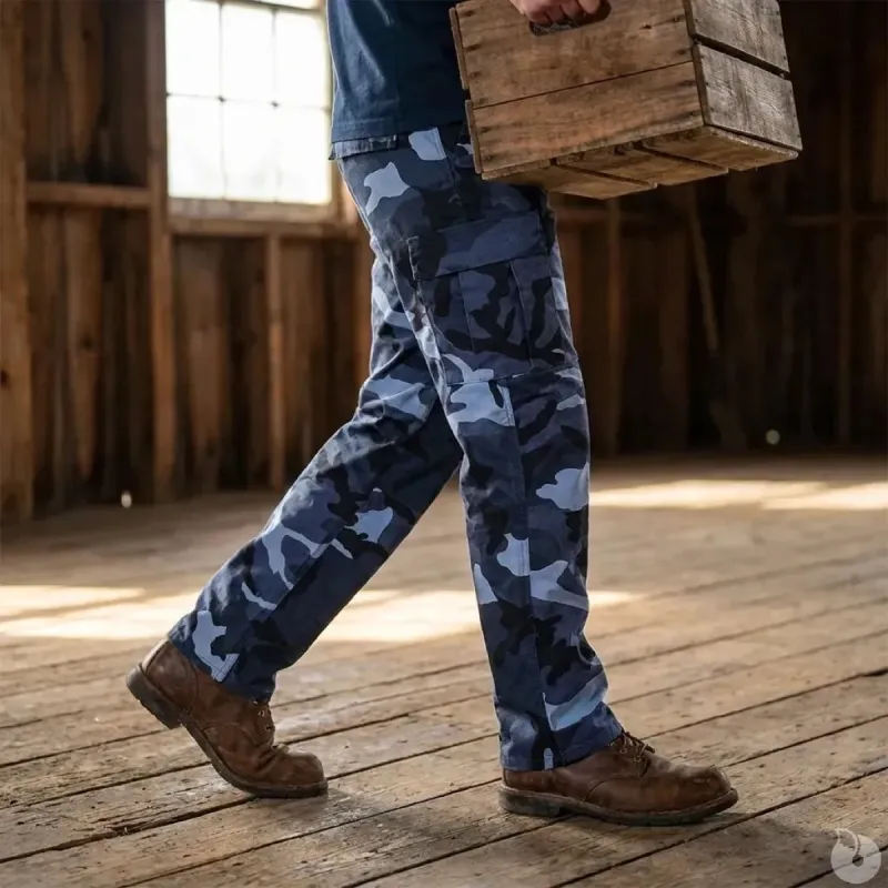 Pantalon BDU Camo Urban Idaho® Homme - Bleu urbain