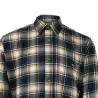 Chemise homme Dolty flanelle carreaux bleu/beige S-4XL