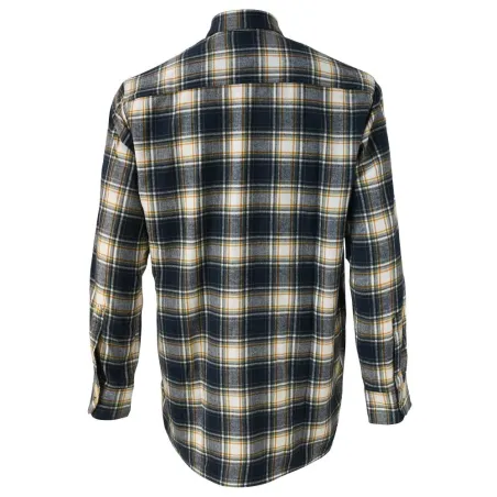 Chemise homme Dolty flanelle carreaux bleu/beige S-4XL