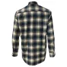 Chemise homme Dolty flanelle carreaux bleu/beige S-4XL