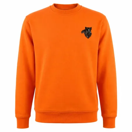 Sweat chasse orange sanglier Treeland - S à 3XL polyester