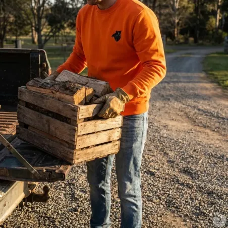 Sweat chasse orange sanglier Treeland - S à 3XL polyester