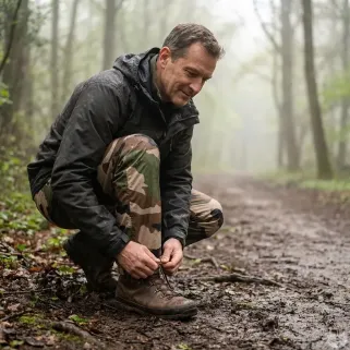 Pantalon imperméable Lightshell camo RAIN PROTECT