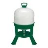 Kit abreuvoir 30L + mangeoire 23kg sur pieds volailles