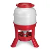 Kit abreuvoir 30L + mangeoire 23kg sur pieds volailles