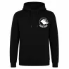Sweat Hunter noir capuche coton - Logo Keiler