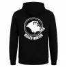 Sweat Hunter noir capuche coton - Logo Keiler