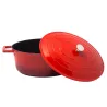 Cocotte ovale fonte alu 32x25cm 6,6L tous feux - Nuage