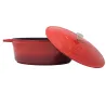 Cocotte ovale fonte alu 32x25cm 6,6L tous feux - Nuage