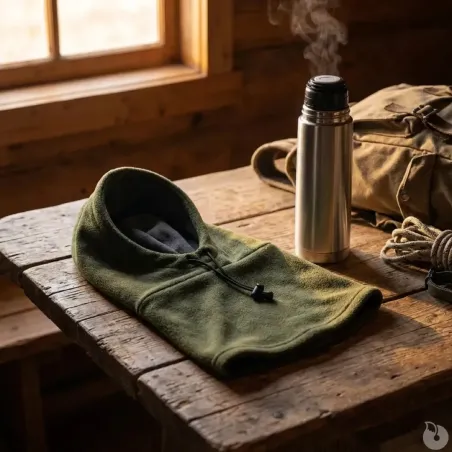 Cagoule polaire ultra-douce et chaude - Réglable confort