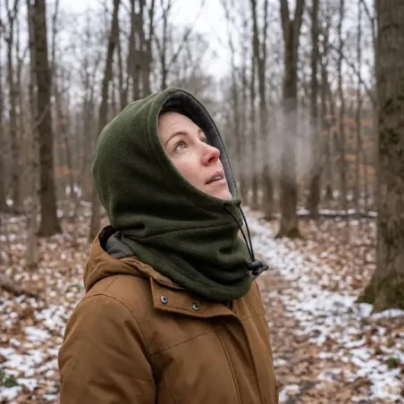 Cagoule polaire ultra-douce et chaude - Réglable confort
