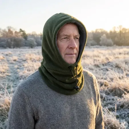 Cagoule polaire ultra-douce et chaude - Réglable confort