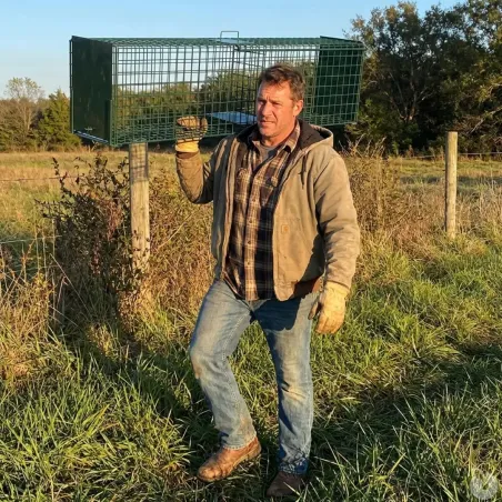 10 cages renard robustes 140x35cm - piégeage prédateurs