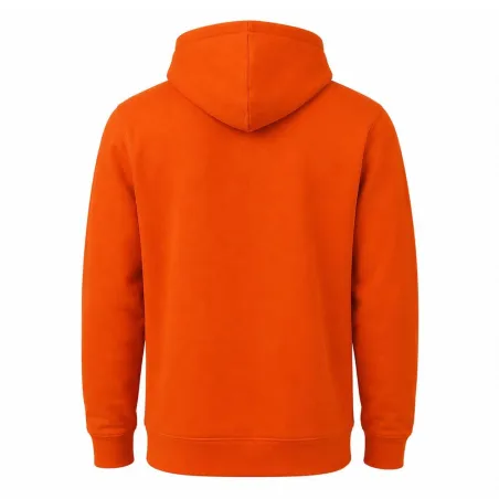 Sweat capuche épagneul Bartavel® orange vif 50% coton