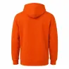 Sweat capuche épagneul Bartavel® orange vif 50% coton