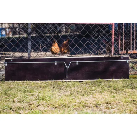 Piège bois 2 entrées pour nuisibles 119x19x24 cm