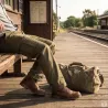 Pantalon homme kaki polycoton résistant 36-60