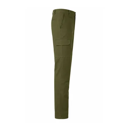 Pantalon homme kaki polycoton résistant 36-60