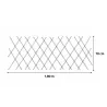 Treillis bambou extensible 70x180 cm naturel