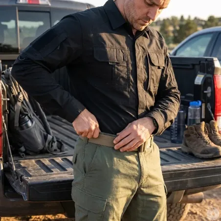 Chemise Ubas Fighter multipoches noir M à 3XL - Élevage & extérieur
