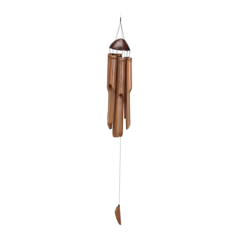 Carillon bambou 6 tubes - Son zen pour extérieur