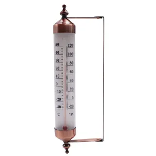 Thermomètre mural extérieur élégant 24,5 x 8,2 cm