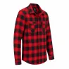 Chemise homme Brandit® carreaux rouge/noir - flanelle coton