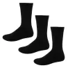 Lot de 3 paires de chaussettes mi-hautes noires 39-46