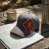 Casquette Helios respirante grise/orange - taille unique