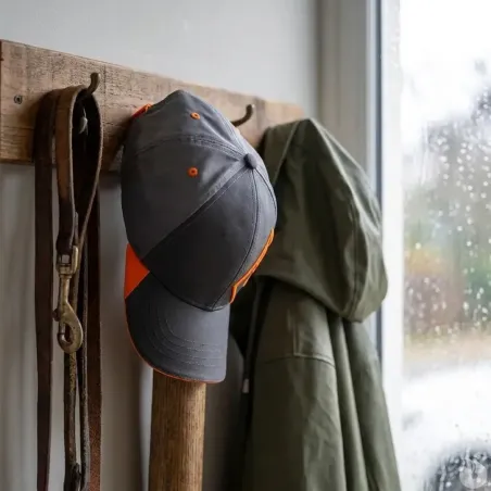 Casquette Helios respirante grise/orange - taille unique