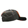 Casquette Helios respirante grise/orange - taille unique