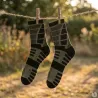 Chaussettes Impact 7 Summer vert olive - Confort respirant