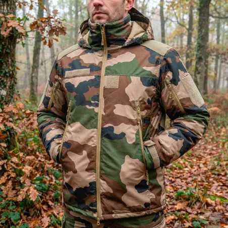Parka Hardshell camo XMF 200 - Résistante et isolante