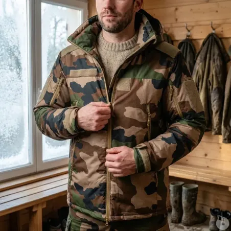Parka Hardshell camo XMF 200 - Résistante et isolante