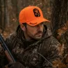 Casquette More Pet orange respirante - Sécurité chasse